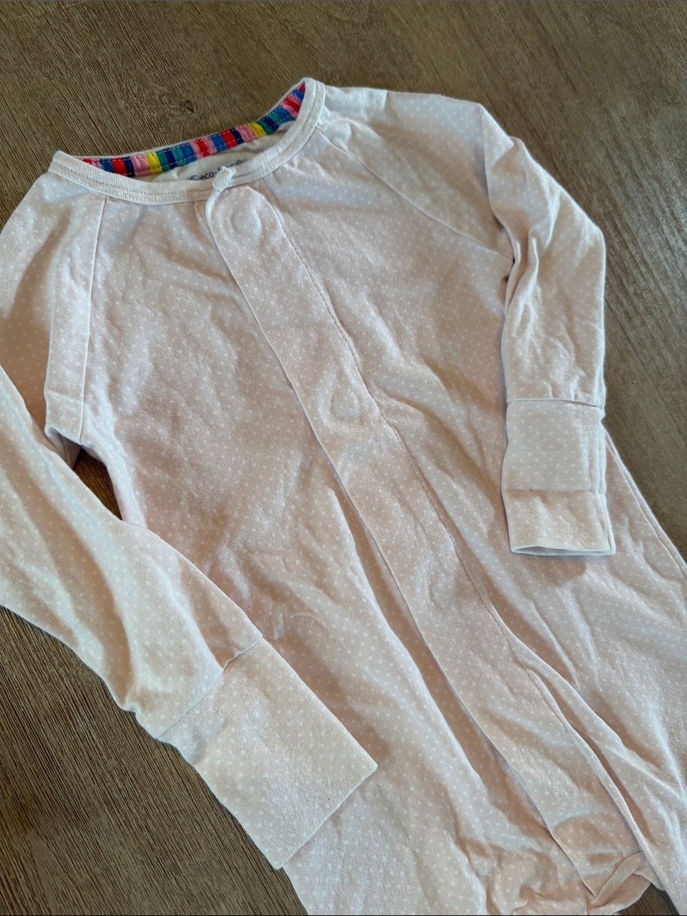 Magnetic Me Light Pink One-Piece Footed Pajama - Picture 4 of 8